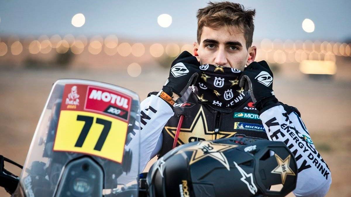 Se accidentó el argentino Luciano Benavides y abandonó el Dakar 2021