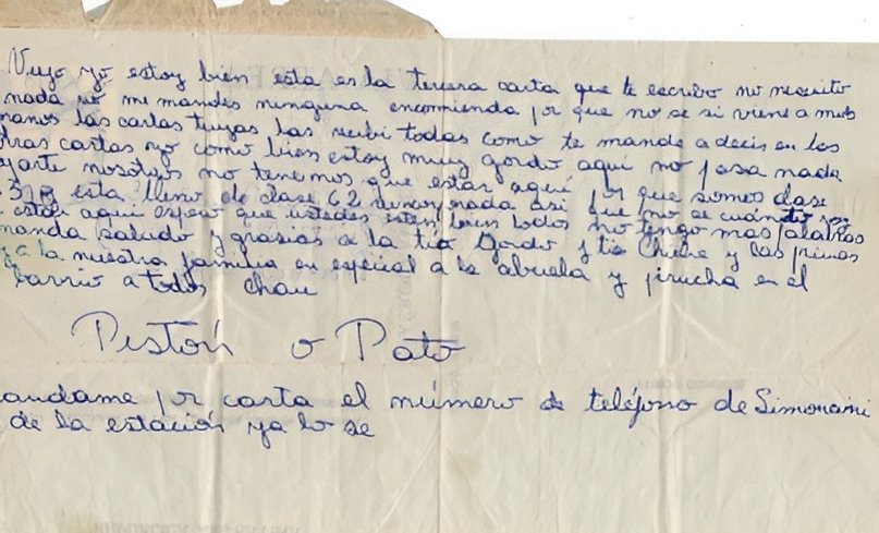 Subastan en Inglaterra la carta enviada por un soldado puntaltense desde  Malvinas - La Nueva