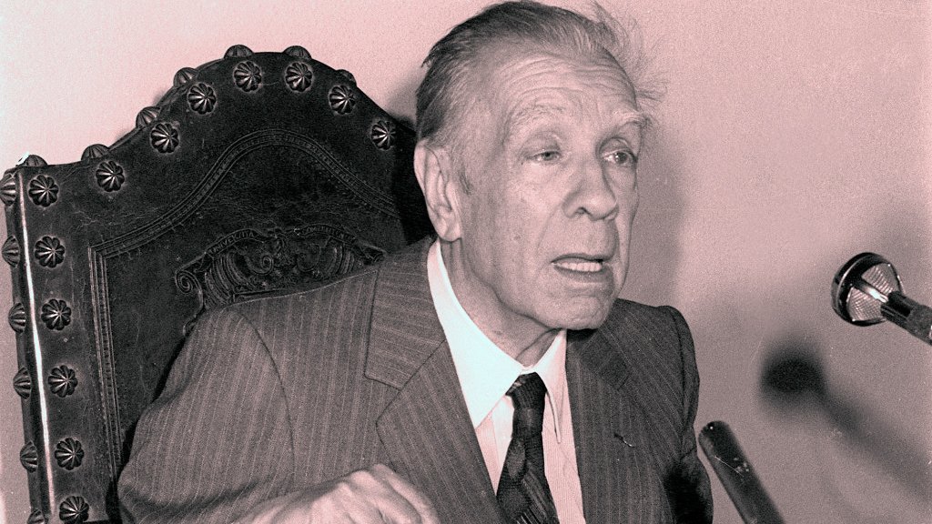 Jorge Luis Borges, en una bahía demasiado blanca