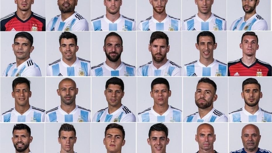 Álbum completo: las fotos oficiales de los 23 jugadores de la Selección