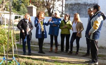 Ojeda y la senadora Centeno visitaron la Huerta Comunitaria de Villa del Mar