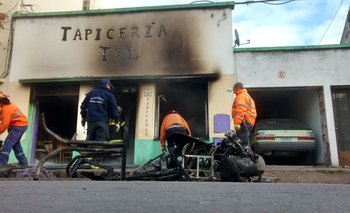 Se incendió una tapicerÃa del barrio Hospital
