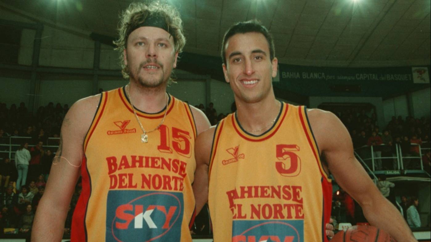 Pocos se dieron el gusto de compartir una misma noche con Manu Ginóbili y Hernán Montenegro