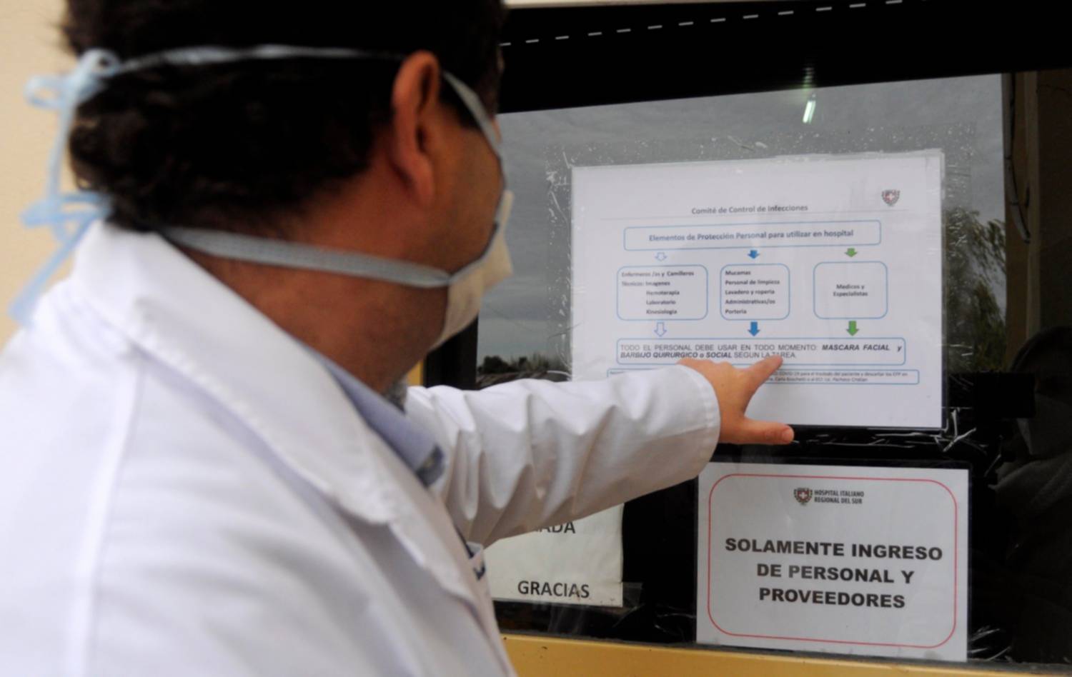 Cómo es un hospital de Bahía por dentro en tiempos de coronavirus