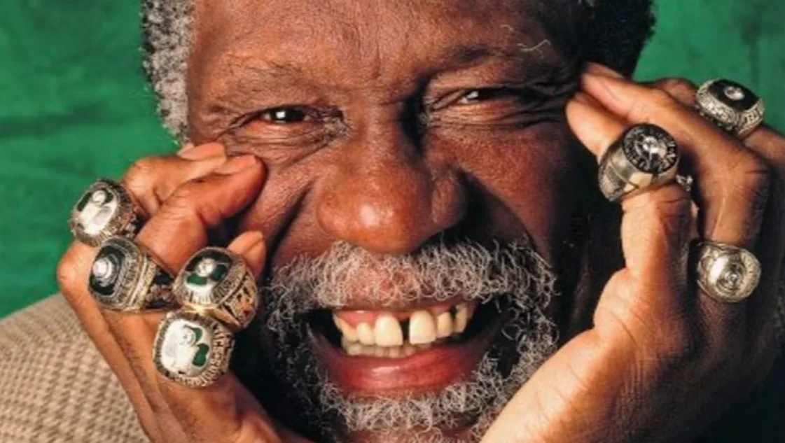 Murió Bill Russell, leyenda de los Celtics y señor de los anillos de la NBA