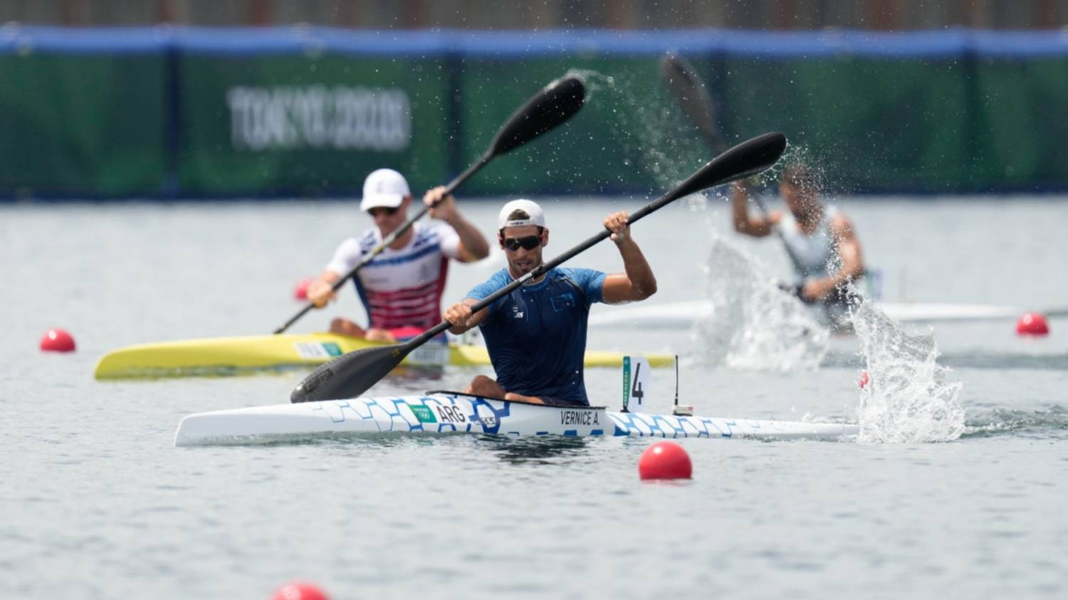 Agustín Vernice fue octavo en la final A del K1-1000 en canotaje