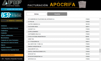 Al menos 11 firmas bahienses figuran entre las supuestas usinas de facturas truchas