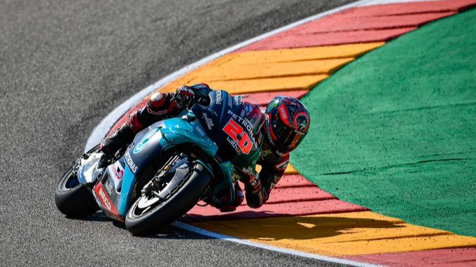 Viñales, el más rápido del viernes en Aragón — MotoGP Viñales, el más rápido del viernes en Aragón — MotoGP