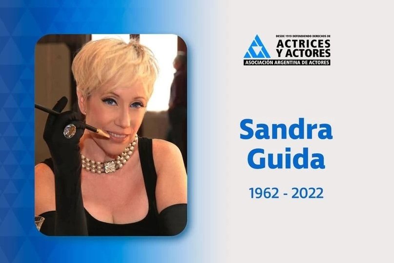 Murió la actriz Sandra Guida, referente de la comedia musical argentina -  La Nueva