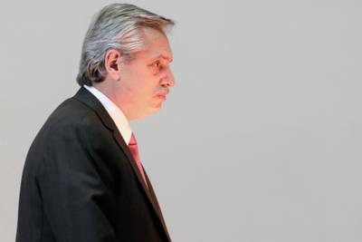 Alberto Fernández, sobre Macri: "Se fue y dejó todo este bodrio"